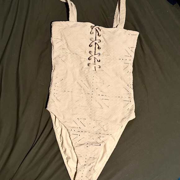 PilyQ Corset Eyelet One-Piece - Picture 5 of 9